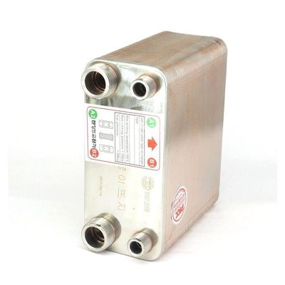 50 Plates Heat Exchanger Beer Wort Chiller Cooler 304 Stainless Steel for Home Brewing Beer 1.6Mpa