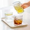 LOYUYU Set of 4, Romantic Water Glasses, 9.5 oz Premium Drinking Glasses Tumblers, Vintage Glassware Set for Juice, Beverages, Beer, Cocktail view 2