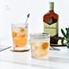 LOYUYU Set of 4, Romantic Water Glasses, 9.5 oz Premium Drinking Glasses Tumblers, Vintage Glassware Set for Juice, Beverages, Beer, Cocktail view 4