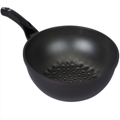 3D Marble Non-Stick, Non-Scratch Coating Wok Pan. (Made in Korea). (22cm)