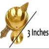 Family Cart 2 x Pure Brass (1 Brass Diya + 1 Akhand Diya) Arti Diya Deepak Wick Lamp Deep Oil Ghee Jyot Diya Stand for Pooja Diwali Religious Temple Home Office Kuber Diya Akhand Jyoti view 3