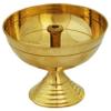 Family Cart 2 x Pure Brass (1 Brass Diya + 1 Akhand Diya) Arti Diya Deepak Wick Lamp Deep Oil Ghee Jyot Diya Stand for Pooja Diwali Religious Temple Home Office Kuber Diya Akhand Jyoti view 4