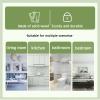 DRSFF Kitchen Wooden Flip Garbage Bin Bathroom Large Trash Can Office Waste Paper Basket Rubbish Container Eco Dustbin for Home Bedroom Walnut Colour view 4