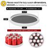12-Inch Non-Skid Turntable Lazy Susan Organizer [4 Pack] - Spinning Rack for Cabinet Table Top, Pantry Organization Storage, Kitchen, Fridge, Vanity, Countertop, Under Sink Organizing, Spice Spinner view 2