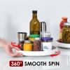 12-Inch Non-Skid Turntable Lazy Susan Organizer [4 Pack] - Spinning Rack for Cabinet Table Top, Pantry Organization Storage, Kitchen, Fridge, Vanity, Countertop, Under Sink Organizing, Spice Spinner view 4