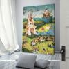 14 Famous Paintings by Hieronymus Bosch - The Garden of Earthly Delights (Detail) Poster Decorative Painting Canvas Wall Art Living Room Posters Bedroom Painting 28x42inch(70x105cm) view 2