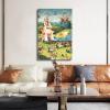14 Famous Paintings by Hieronymus Bosch - The Garden of Earthly Delights (Detail) Poster Decorative Painting Canvas Wall Art Living Room Posters Bedroom Painting 28x42inch(70x105cm) view 3