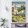 14 Famous Paintings by Hieronymus Bosch - The Garden of Earthly Delights (Detail) Poster Decorative Painting Canvas Wall Art Living Room Posters Bedroom Painting 28x42inch(70x105cm) view 4