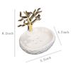 YKHB soap Holder Soap Dish Creative Soap Holder Nordic Style Soap Tray Bird Gold-Plated Tree Branch Soap Box Personality Cute Soap Case Easy to use (Color : White) view 2