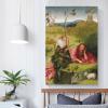 14 Famous Paintings by Hieronymus Bosch - St. John The Baptist in Meditation Poster Decorative Painting Canvas Wall Art Living Room Posters Bedroom Painting 24x36inch(60x90cm) view 4