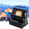LKP 1.3KW Portable Butane Heater, Lightweight Gas Heater Stove, Outdoor Heating Burner Garage Hiking Patio Camping Heater 10.23x9.45x7.87inch, Black/Red view 3