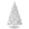 YardGrow 7.38ft Artificial Premium Spruce Christmas Tree Hinged Fir Pine Tree Stand Included for Xmas Decoration (White) view 1