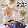 OLESILK 100% Mulberry Silk Toddler Pillowcase for Hair and Skin, Both Sides 19 Momme Pure Natural Silk Travel Pillow Cases with Hidden Zipper, 13"x 18", Navy view 4
