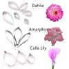 42Pcs Stainless Steel Gum Paste Flower Cutter Set Fondant Flower Cutter Gumpaste Flower Molds Sugarcraft Flower Making Tool for Wedding,Birthday Cake Decorating view 4