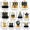 9 Pieces 100th Birthday decorations 100th birthday centerpieces for Tables Decorations Cheers to 100 Years Honeycomb Table Topper Happy 100 Birthday Decorations for Men and Woman Party Decor view 2