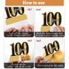 9 Pieces 100th Birthday decorations 100th birthday centerpieces for Tables Decorations Cheers to 100 Years Honeycomb Table Topper Happy 100 Birthday Decorations for Men and Woman Party Decor view 4
