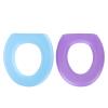2Pcs Eva Toilet Seat Covers - Thicken, Waterproof, Washable, Self-Adhesive, Warm and Comfortable for Winter, Universal Fit, Blue view 1
