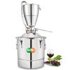 YUEWO Water Distiller 2.6-13.2G New Jinbei Condenser Still Wine Making Kit Home Brewing Kit for DIY Whisky Wine Brandy Gin Vodka (50L/13.2G) view 1