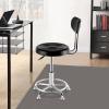 DNYSYSJ Adjustable Bar Stools with Backrest Black PU Leather Modern Swivel Hydraulic Bar Stool Office Chair Seat 16.5''-21'' Height Adjustable Counter Stools, 220 LB Load view 1
