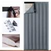 Insulated Door Curtains for Doorways Indoor, Home Winter Thermal Doorway Heavy Duty PU Soundproof Windproof Waterproof Warm Cold Protection Blanket Patio Living Room (Grey W80cm*H220cm/31. 5x86.5in) view 1