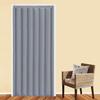 Insulated Door Curtains for Doorways Indoor, Home Winter Thermal Doorway Heavy Duty PU Soundproof Windproof Waterproof Warm Cold Protection Blanket Patio Living Room (Grey W80cm*H220cm/31. 5x86.5in) view 2