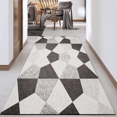 FFcarpet Runner Rug Non Slip 3'4"x20' Modern Polyester Material Long Hallway Rug for Kitchen