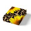 Castle Fairy Sunflowers Bedding Set Twin Size,Leopard Fur Print Duvet Cover for Kids Boys Bed Comforter Cover Set,Wildlife Animal Floral Bedding Quilt Cover Set Decorative 2 Pieces view 4