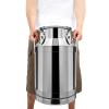 20L/30L/40L/50L/60L Stainless Steel Milk Can Milk bucket Wine Pail Bucket Milk Can Tote Jug with Sealed Lid Heavy Duty, Easy to Open and Use, Silver(US Stock) (40L) view 3