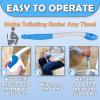 Comfort Wipe, Tissue Aids for Wiping, Comfort Wiper, Foldable Comfort Wiper Toilet Paper Tissue Grip Toilet Tissue Aids Tools for Elderly Pregnant Women (Blue 2) view 3
