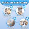 Comfort Wipe, Tissue Aids for Wiping, Comfort Wiper, Foldable Comfort Wiper Toilet Paper Tissue Grip Toilet Tissue Aids Tools for Elderly Pregnant Women (Blue 2) view 4