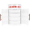 Cabilock 1pc Cylindrical Jewelry Box for Elegant Storage Decorative Earring Organizer Five Design for Necklaces and Bracelets Decor view 1