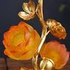 PAYNAN Crystal Lotus Buddha Lamp, 30.5cm, Gold view 3