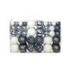 100 Piece Christmas Ball Set - Plastic Glitter Holiday Ornaments - Shatterproof Christmas Balls Decoration for Xmas Holiday Wedding Party 2.4" view 1