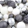 100 Piece Christmas Ball Set - Plastic Glitter Holiday Ornaments - Shatterproof Christmas Balls Decoration for Xmas Holiday Wedding Party 2.4" view 2