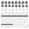 100 Piece Christmas Ball Set - Plastic Glitter Holiday Ornaments - Shatterproof Christmas Balls Decoration for Xmas Holiday Wedding Party 2.4" view 3