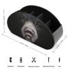 Black Bear TV Remote Control Holder Storage Organizer Box with 5 Compartments For Home Office Desktop view 2