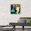 NBA Milwaukee Bucks - Giannis Antetokounmpo 21 Wall Poster, 22.4L" x 14.7W", Silver Framed Version view 2