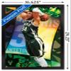NBA Milwaukee Bucks - Giannis Antetokounmpo 21 Wall Poster, 22.4L" x 14.7W", Black Framed Version view 3