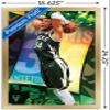 NBA Milwaukee Bucks - Giannis Antetokounmpo 21 Wall Poster, 22.4L" x 14.7W", Gold Framed Version view 3