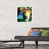 NBA Milwaukee Bucks - Giannis Antetokounmpo 21 Wall Poster, 22.4L" x 14.7W", White Framed Version view 2