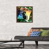 NBA Milwaukee Bucks - Giannis Antetokounmpo 21 Wall Poster, 22.4L" x 14.7W", Mahogany Framed Version view 2