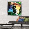 NBA Milwaukee Bucks - Giannis Antetokounmpo 21 Wall Poster, 34L" x 22.4W", Silver Framed Version view 2