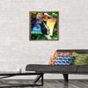 NBA Milwaukee Bucks - Giannis Antetokounmpo 21 Wall Poster, 22.4L" x 14.7W", Bronze Framed Version view 2