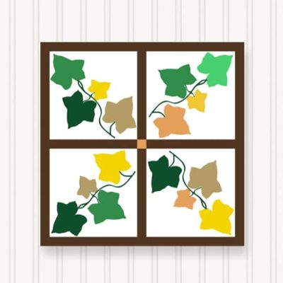 BARN QUILT Block Outdoor Square BQ101 | 6 SIZES | Outside Pattern | Wall Art | Yard Art | Barn Quilt Sign | Farm Quilt Design (18" x 18" 1 sided)