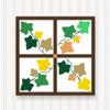 BARN QUILT Block Outdoor Square BQ101 | 6 SIZES | Outside Pattern | Wall Art | Yard Art | Barn Quilt Sign | Farm Quilt Design (18" x 18" 1 sided) view 1