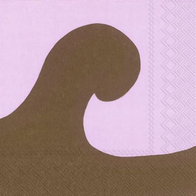 Boston International Marimekko Paper Napkins, 20-Count Lunch Size, Jokeri Rose