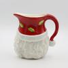 10746 Fine Ceramic Christmas African American Black Santa Pitcher, 8-1/4" H view 3