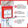 Overdose Emergency Kit Non-Locking Cabinet - High Visibility & Secure, 22 Gauge Steel, Wall Mountable with Acrylic Window, Break Hammer - Universal Capacity (Medication Not Included) view 3