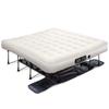 Ivation EZ-Bed (King) Air Mattress with Deflate Defender Technology Dual Auto Comfort Pump and Dual Layer Laminate Material - AirBed Frame & Rolling Case for Guest, Travel, Vacation, Camping view 1