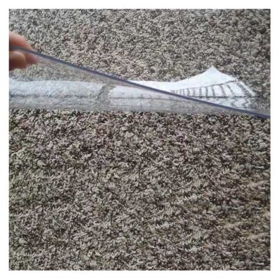 ZXXL Clear Vinyl Floor Mats for Carpet Protector, Non-Skid Office Chair Hardwood Floor Pads, Transparent Waterproof Rugs Runner (Size : 140x350cm(4.5ftx11ft))